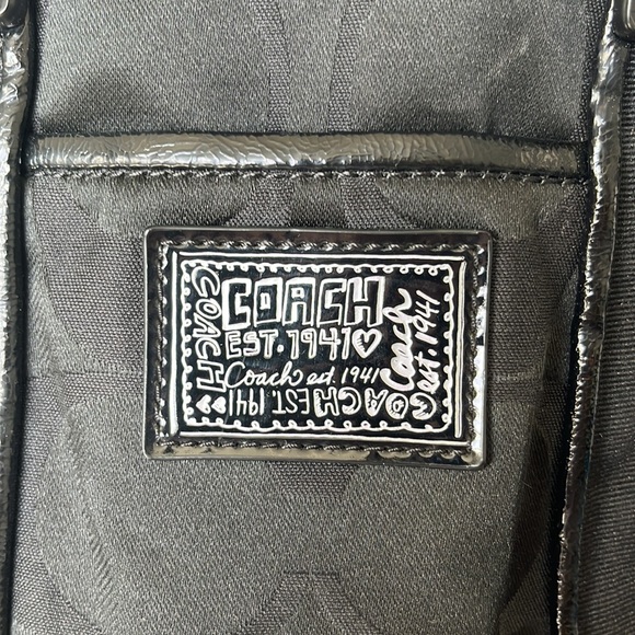 Black Coach Purse - Picture 2 of 4